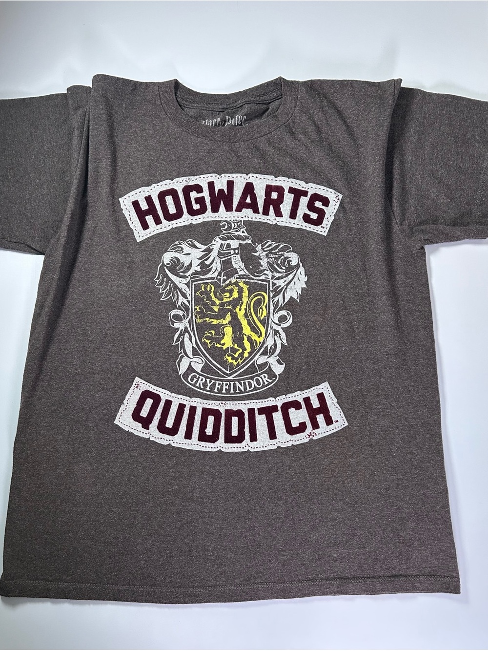 Hogwarts Gryffindor Quidditch Short Sleeve Tee in Brown